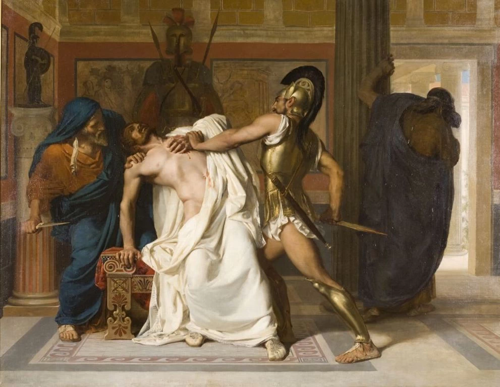 Morte di Timofane - dal Saint, Cloud, museo Avelines